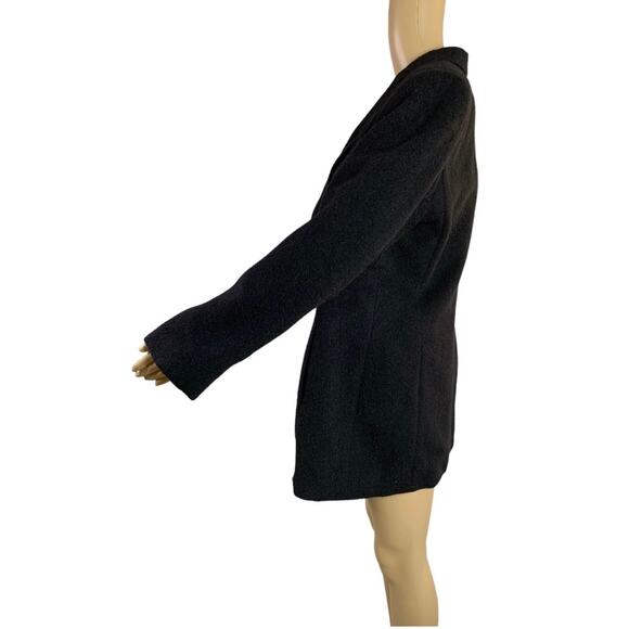 Vintage Harve' Benard 100% Black Camel Hair Blazer Lined Belarus Women's Size 12 - Picture 5 of 12